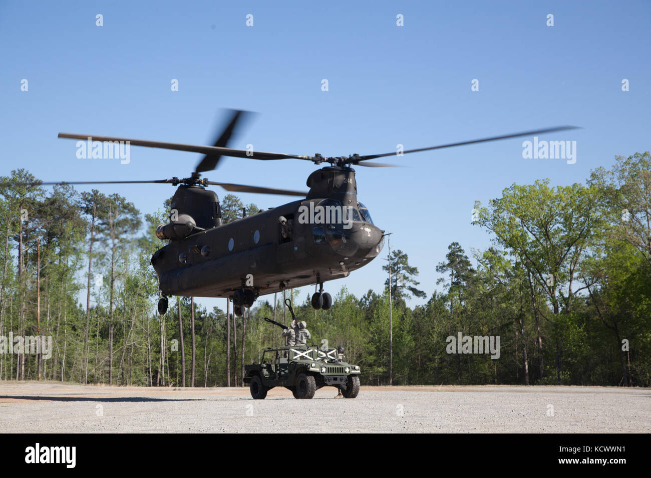 South Carolina Army National Guard Soldiers with Detachment 1, Company