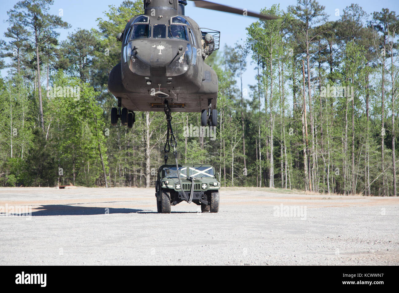 South Carolina Army National Guard Soldiers with Detachment 1, Company