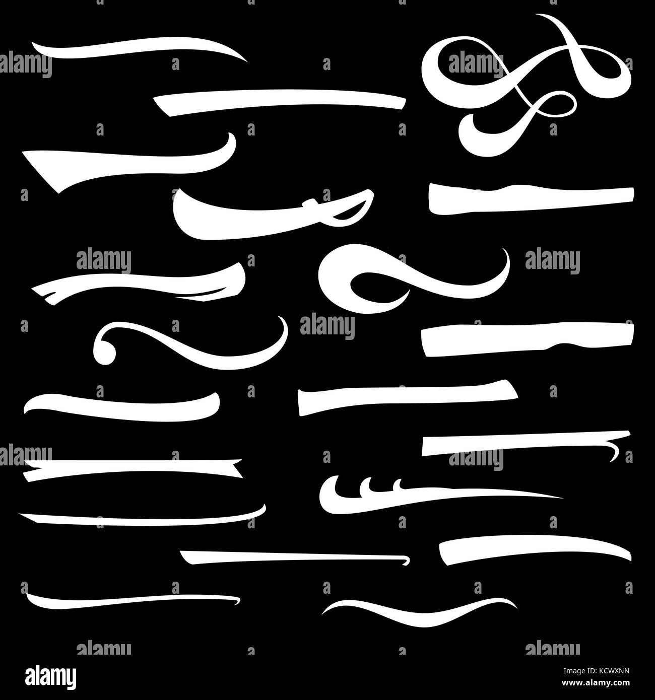 Highlighter marks Stock Vector Images Alamy