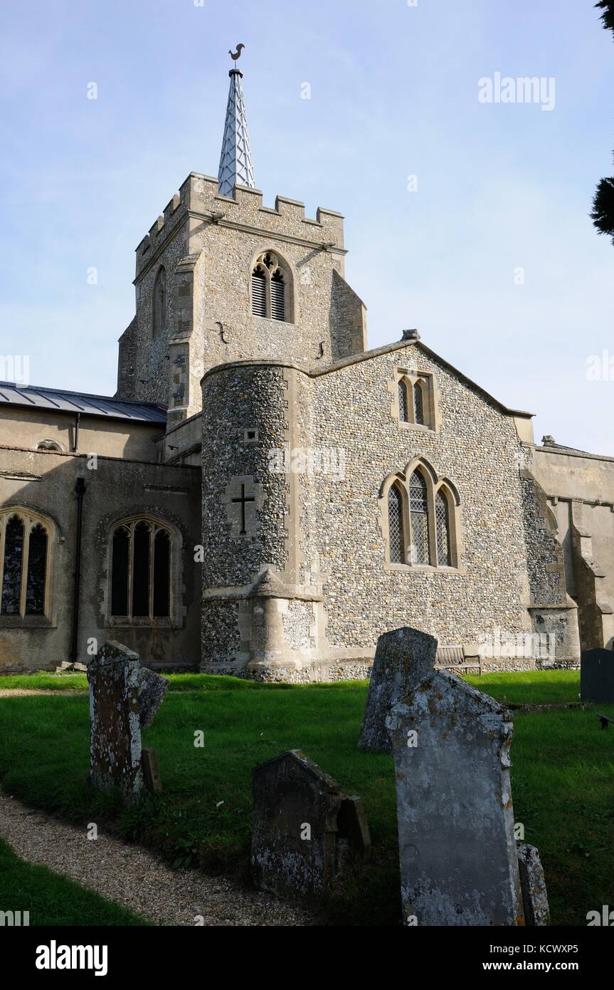St Church, Anstey, Hertfordshire, The oldest parts of the