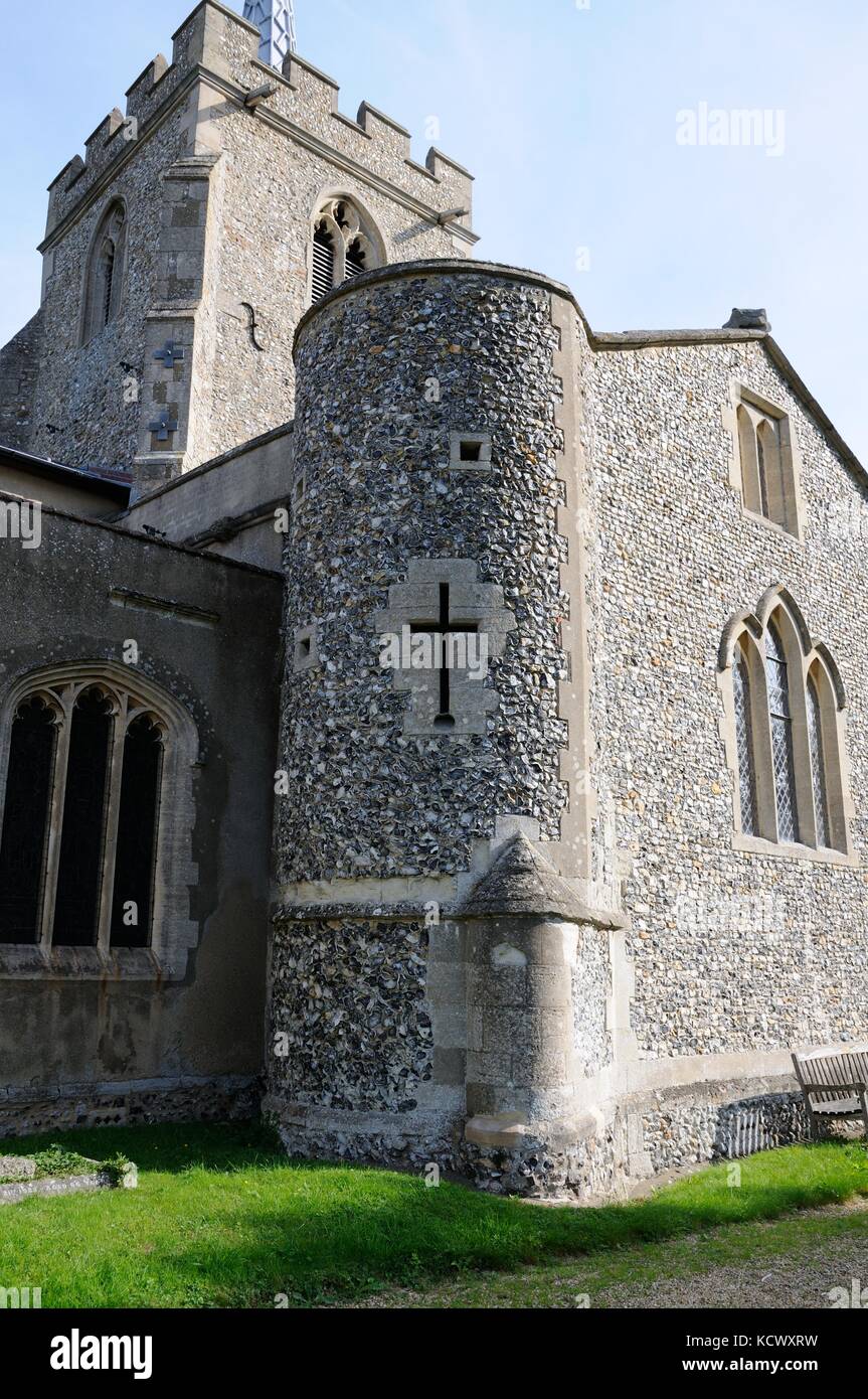 St Church, Anstey, Hertfordshire, The oldest parts of the