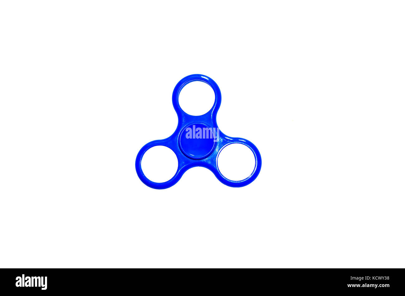 Fidget Spinner in white isolated background for stress. Powerful