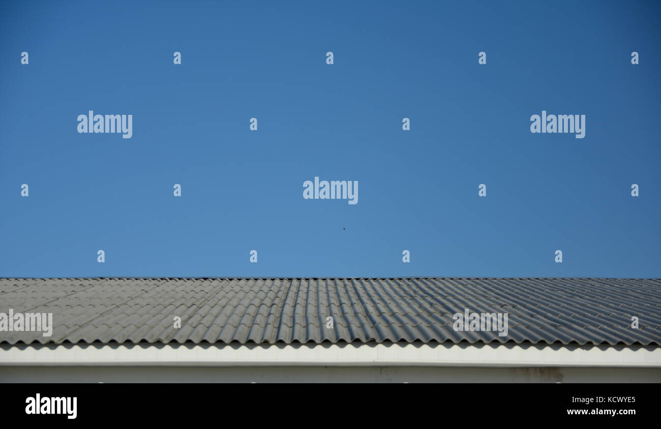 roof of a barn against the blue sky Stock Photo - Alamy