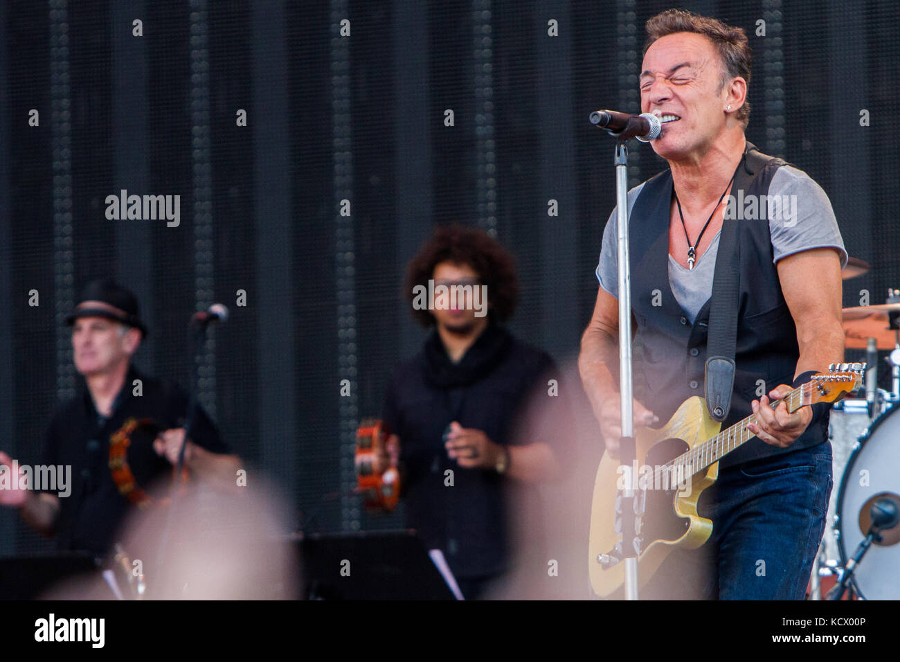 Zurich Switzerland. 09th July 2012. Bruce Springsteen performs live on