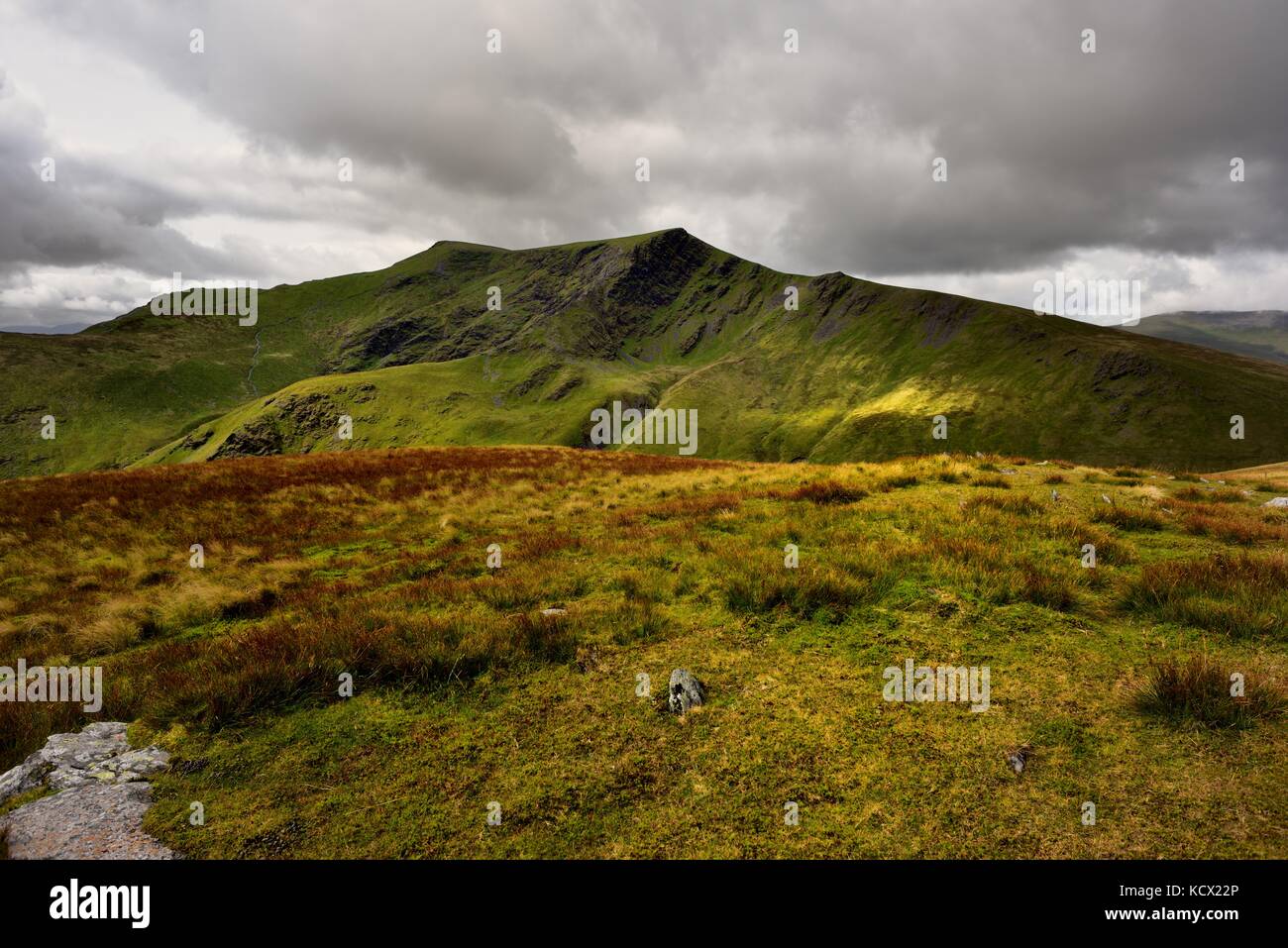 Blencathra from Bannerdale Crags Stock Photo - Alamy