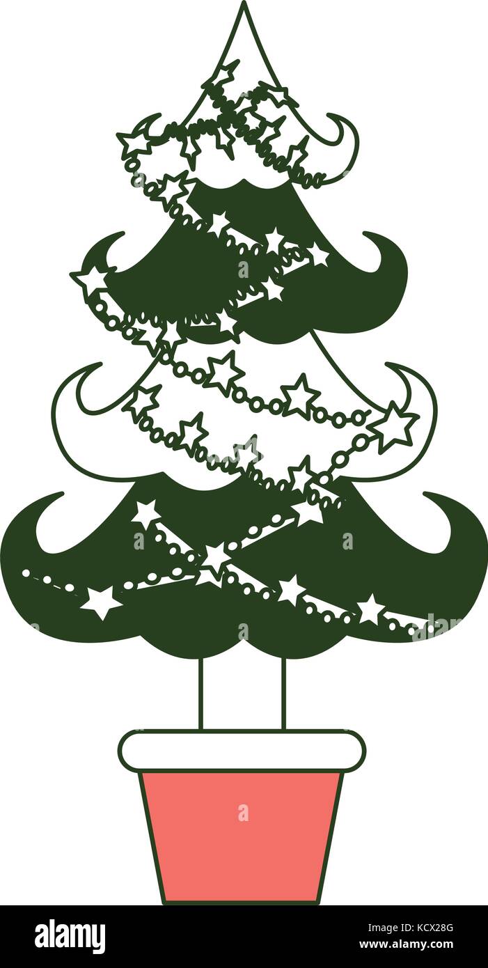 scissors cut Christmas tree Stock Vector Image & Art - Alamy