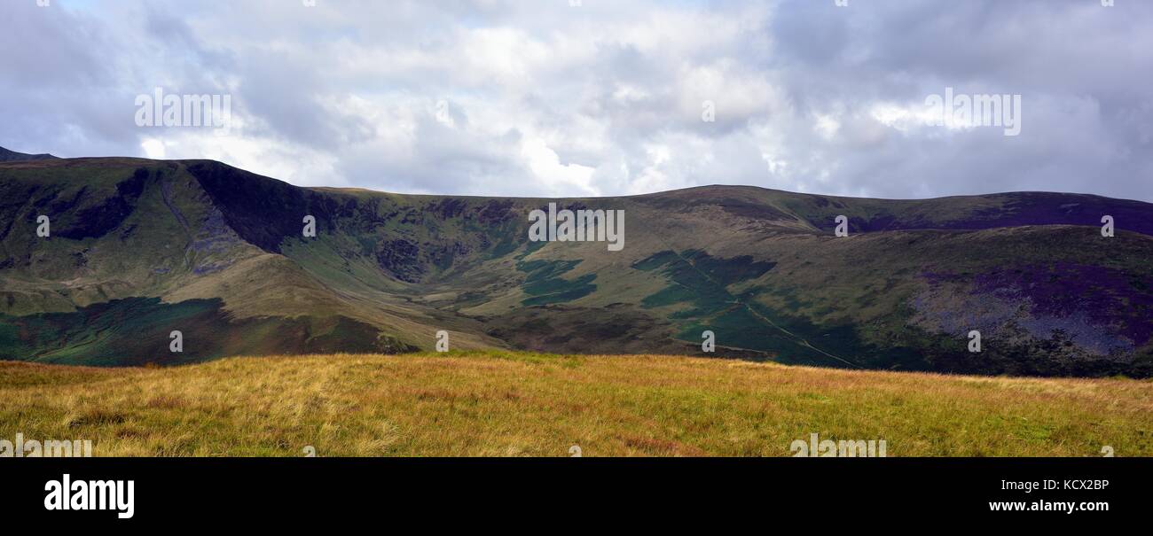 Bindal Ridge the ridge from Bannerdale to Bowscale Fell Stock Photo - Alamy