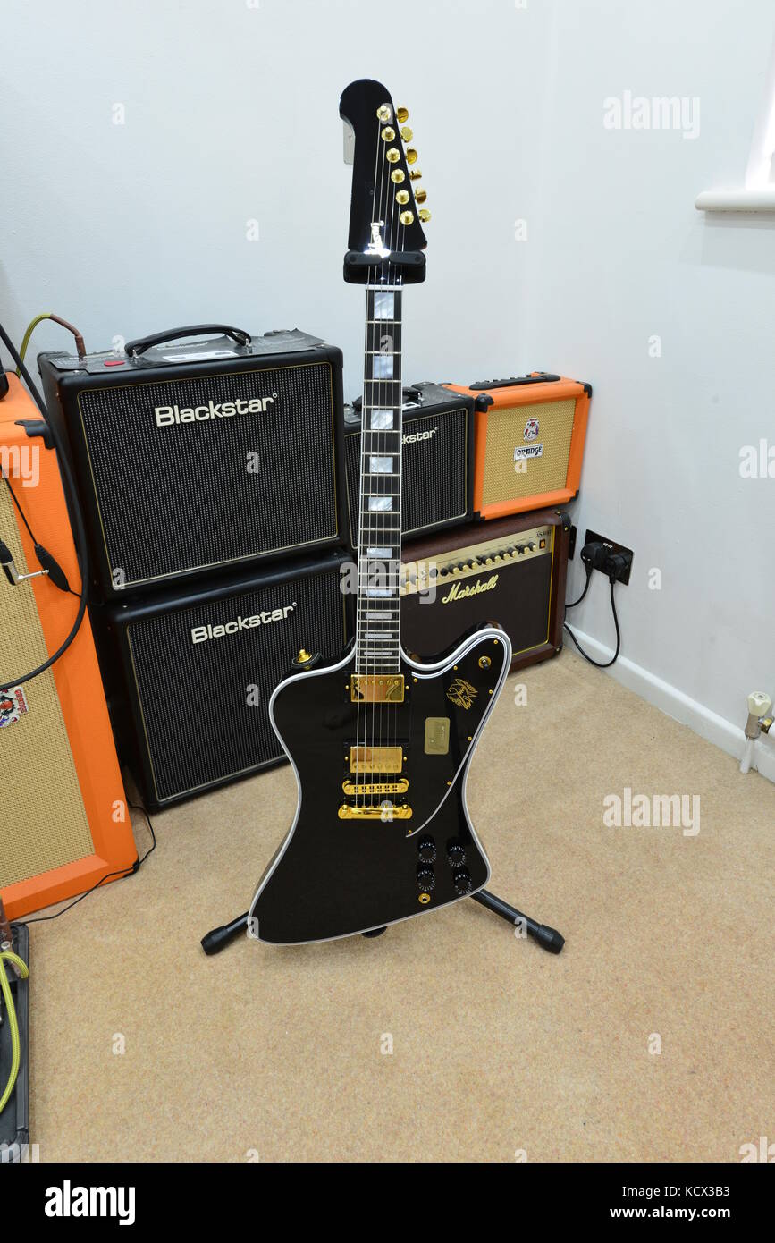 Gibson Firebird Custom Stock Photo Alamy