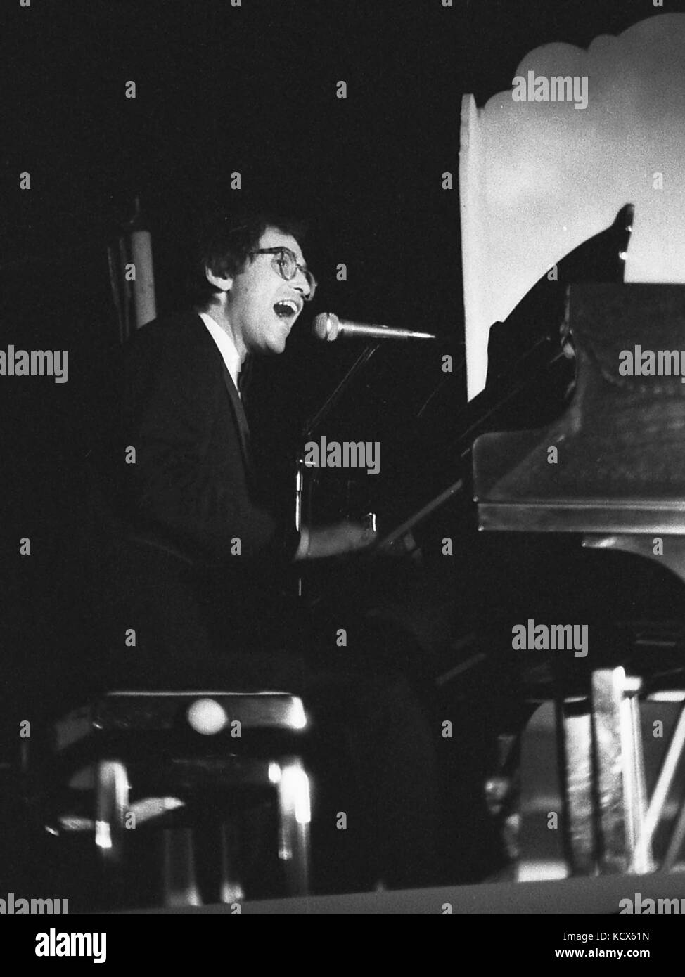 Stephen Schlaks in concert, Alessandria (Italy), 1981 (7) Stock Photo