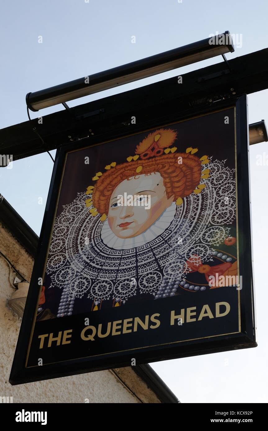 Queens Head Inn, Long Marston, Hertfordshire Stock Photo Alamy