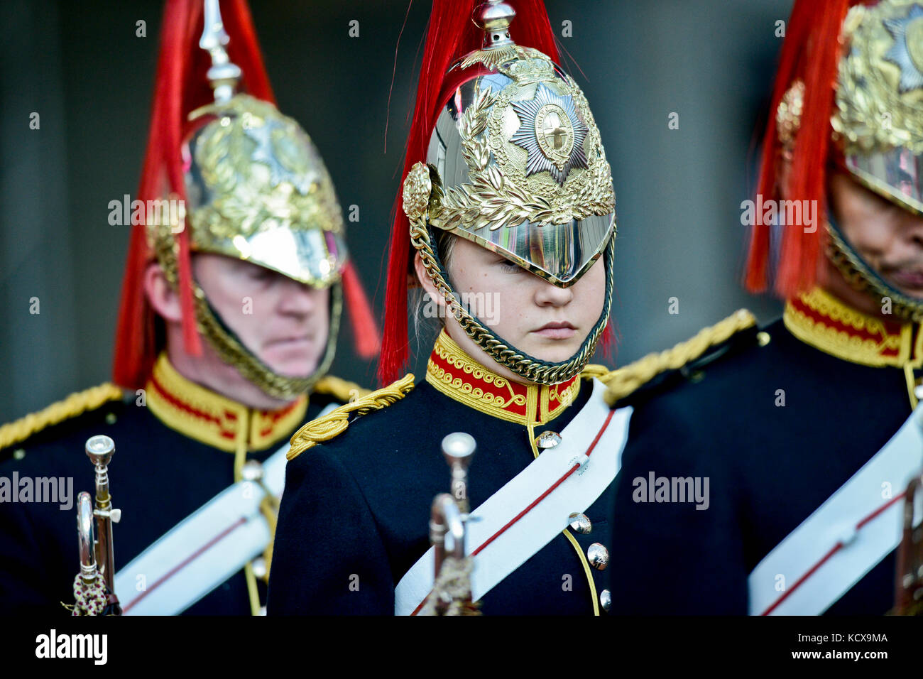 British Queen's Guard - Royal Guard Stock Photo