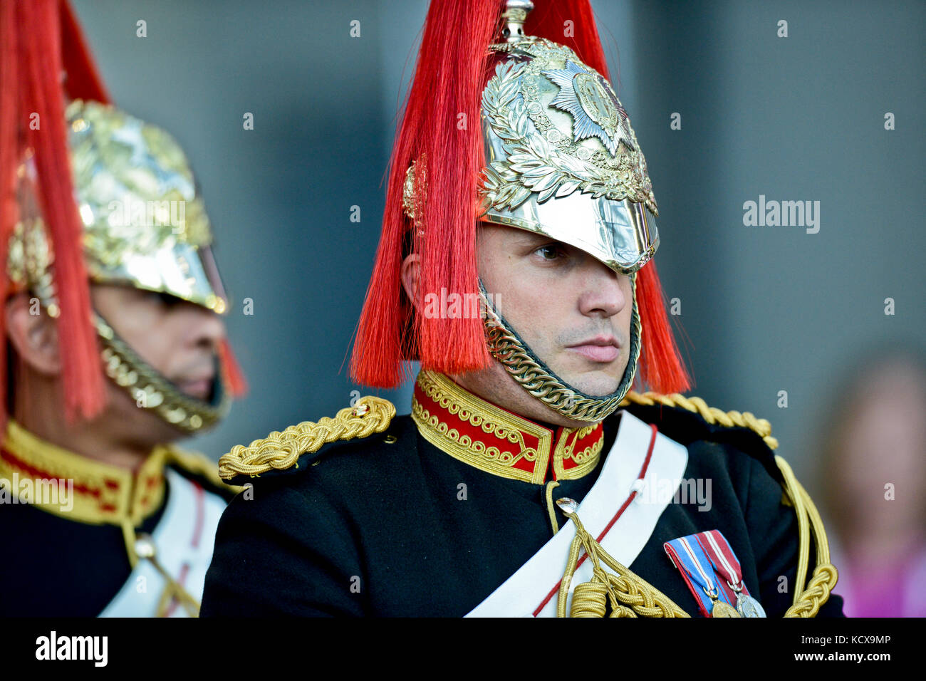 British Queen's Guard - Royal Guard Stock Photo