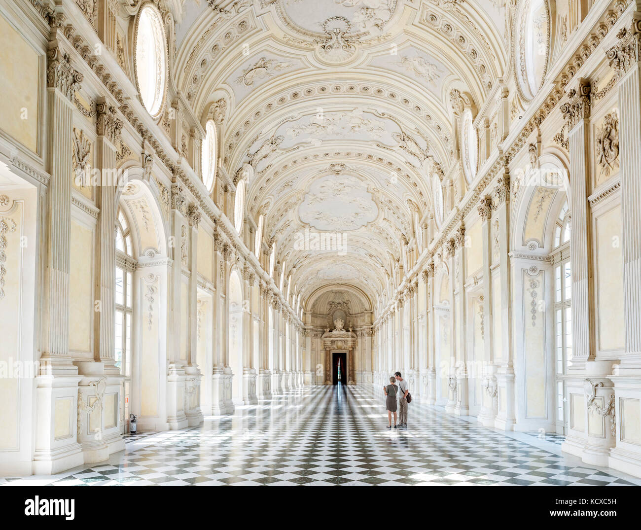 Italy, Piedmont. The Galleria Grande of the Venaria reale Wall Art