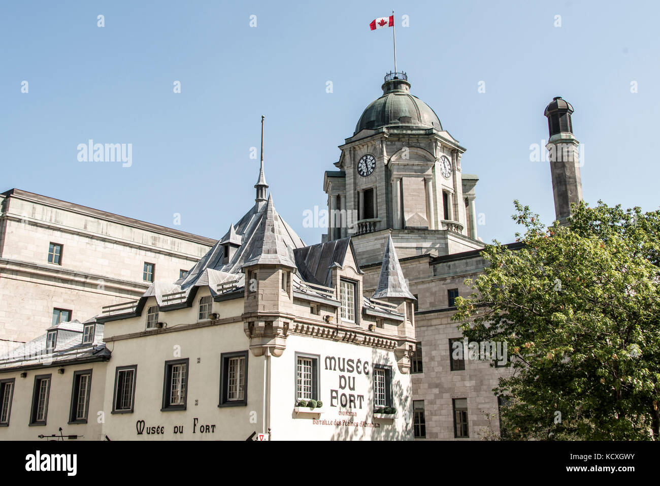 Canada Museum Musee du Fort in Old Quebec City Historic district