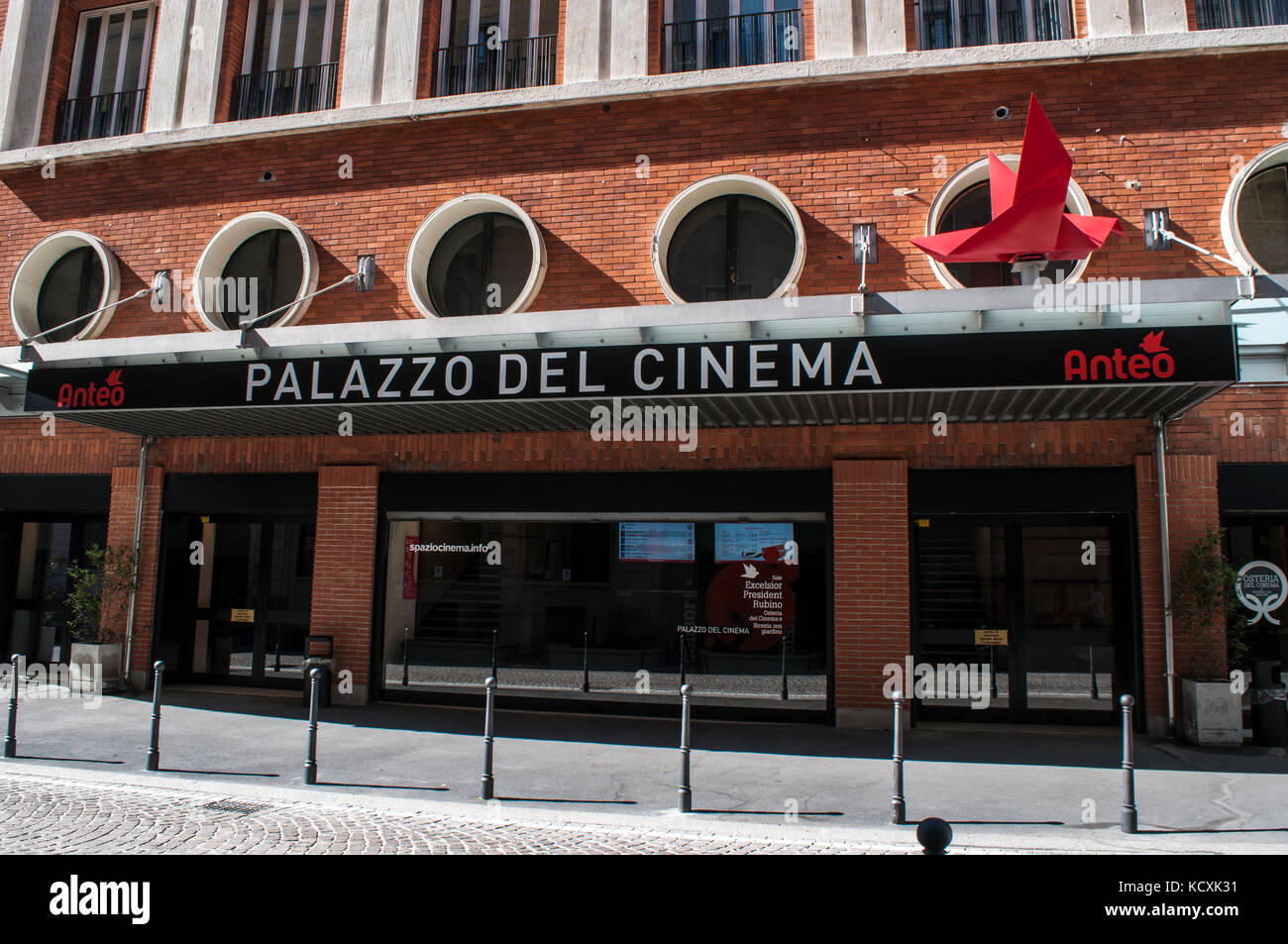 Milan, Italy: the new Anteo, the Palace of Cinema with 11 cinemas inaugurated on September 8, 2017, between Brera district and Porta Nuova Garibaldi Stock Photo