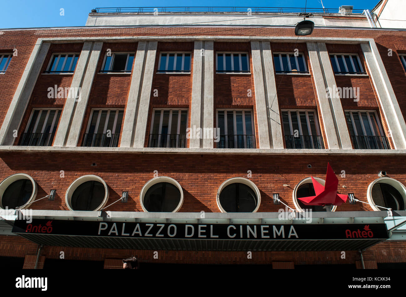 Milan, Italy: the new Anteo, the Palace of Cinema with 11 cinemas inaugurated on September 8, 2017, between Brera district and Porta Nuova Garibaldi Stock Photo