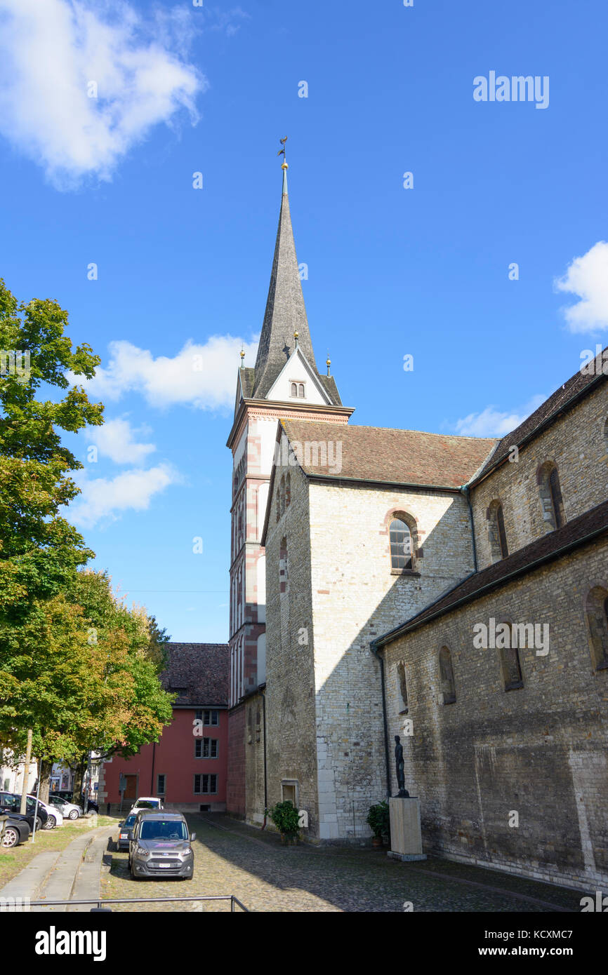 cloister and church Münster zu Allerheiligen, Schaffhausen, , Schaffhausen, Switzerland Stock Photo