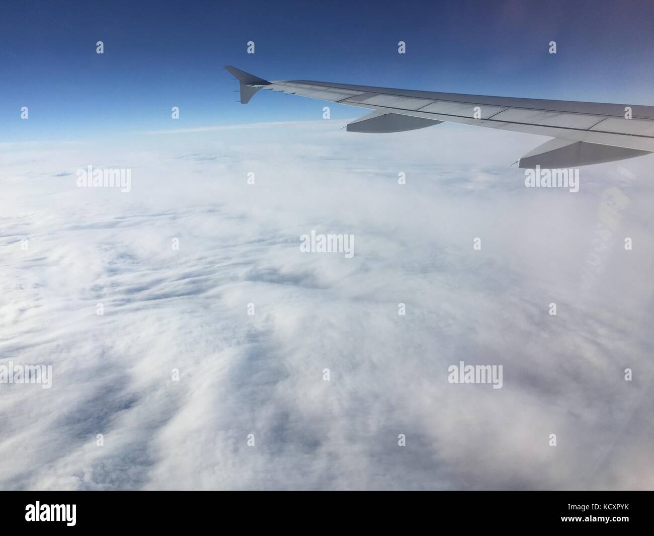 Wing View Stock Photo