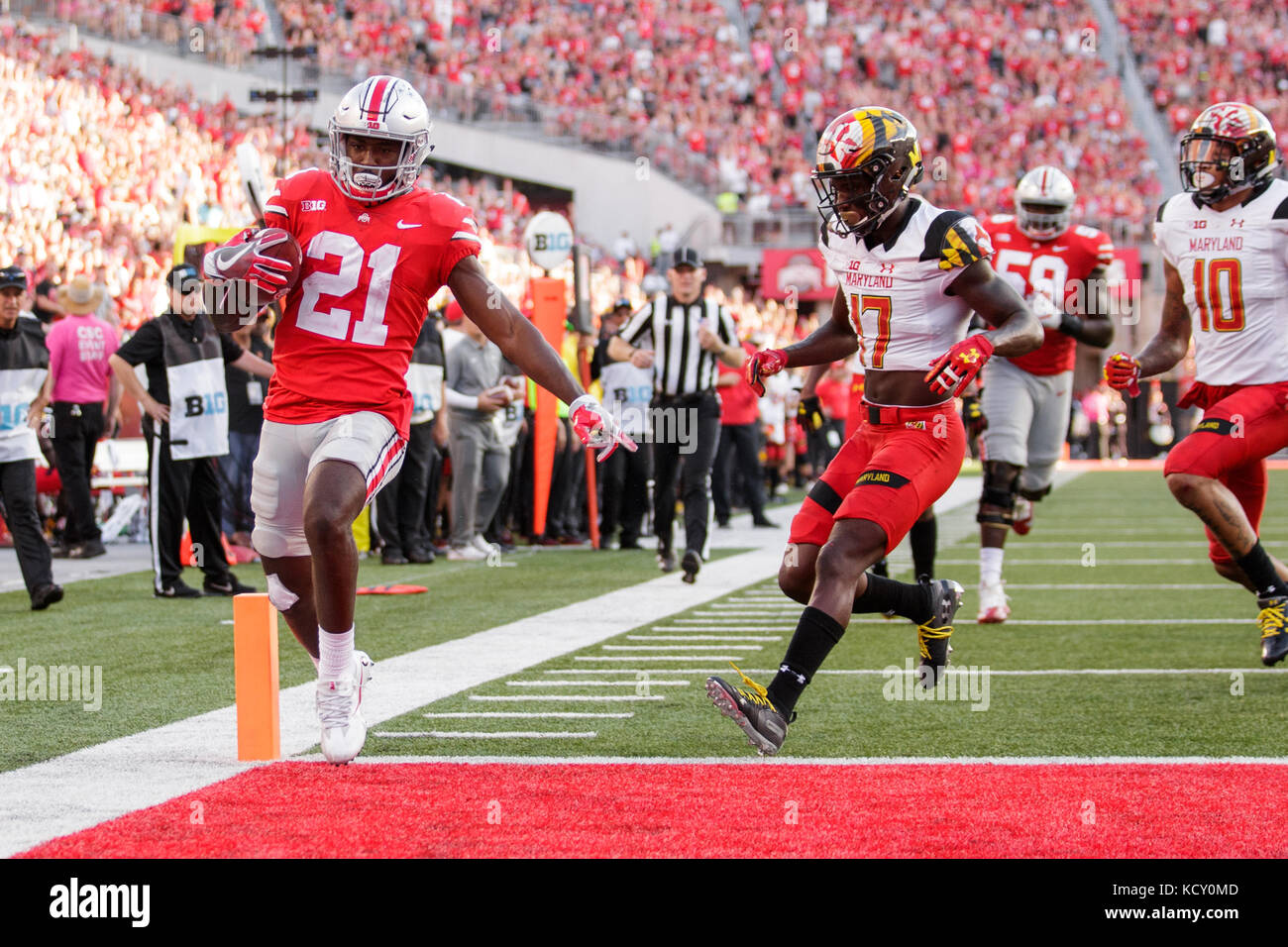 Ohio Stadium Columbus Oh Usa 7th Oct 2017 Ohio State