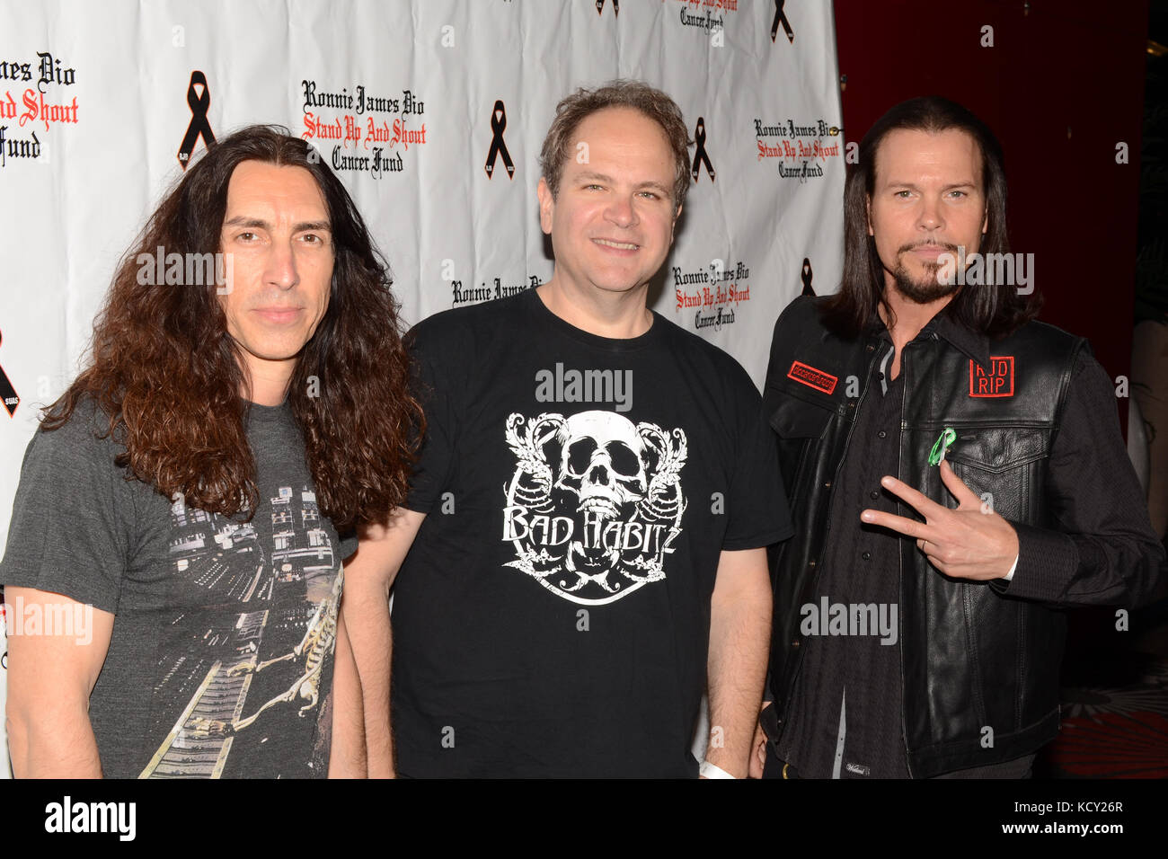 Studio City, USA. 06th Oct, 2017. Brent Woods, Eddie Trunk and Sean