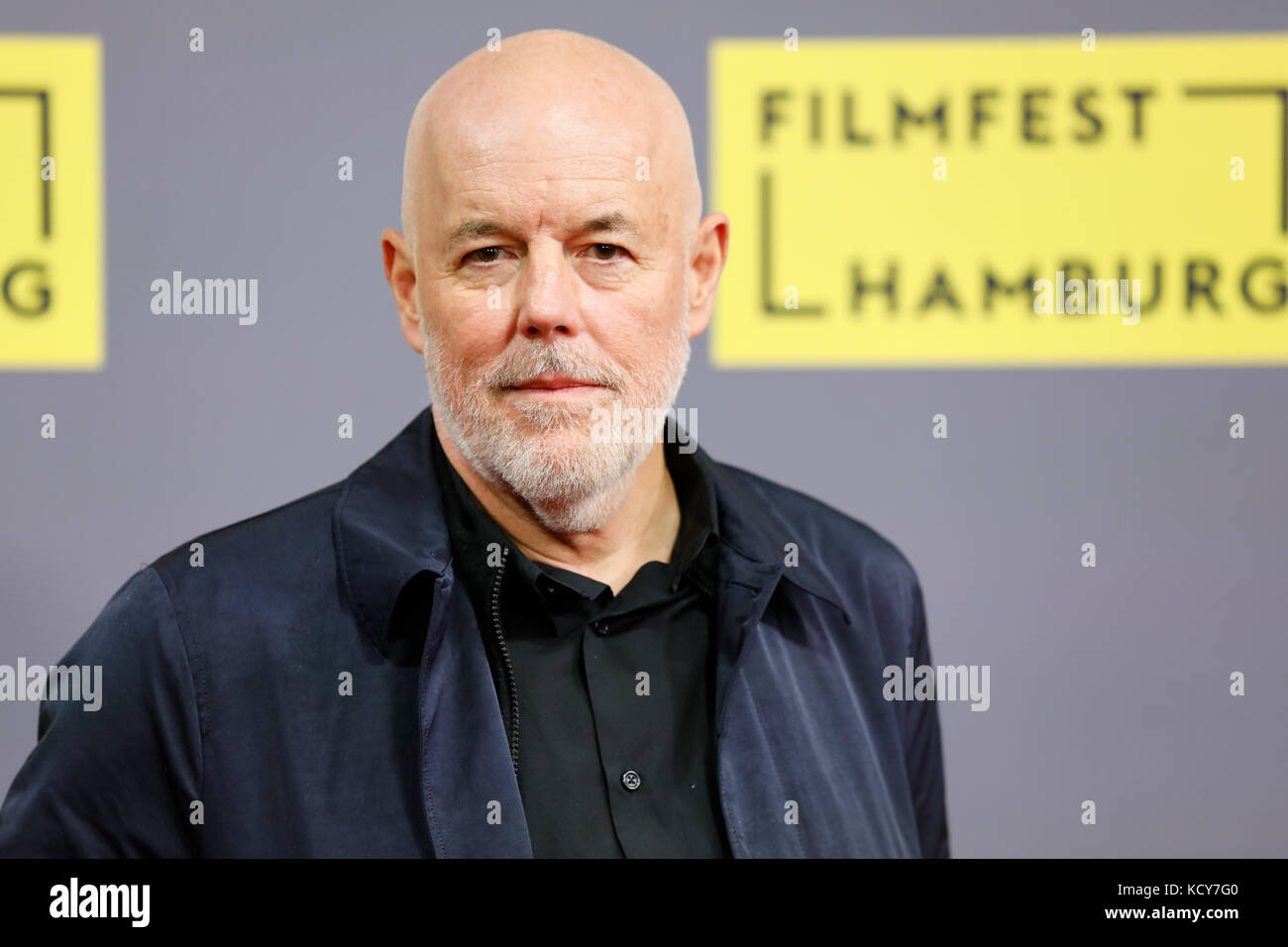 Hamburg, Germany. 7th Oct, 2017. The director Lars Becker arrives for the  German premiere of the film "Reich oder tot" during the Hamburg Film  Festival in Hamburg, Germany, 7 October 2017. Credit: