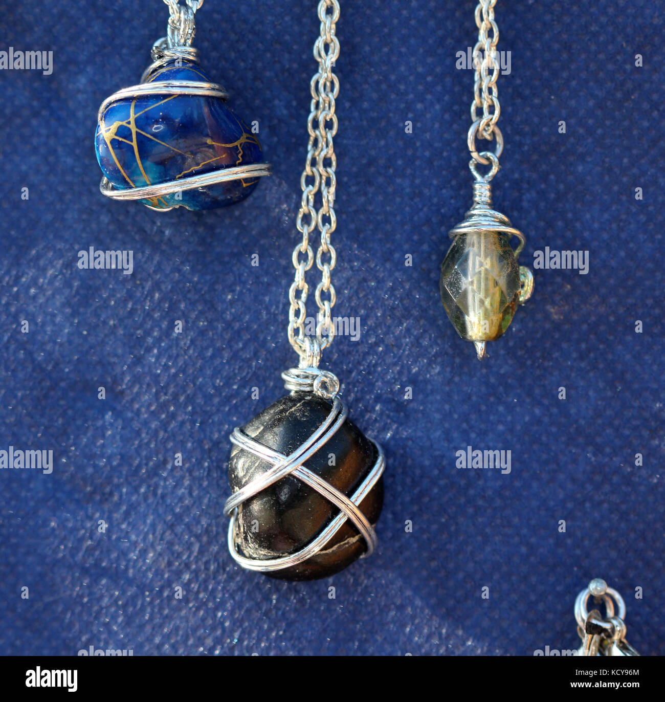 picture of a cheap jewelry at a flea market Stock Photo Alamy