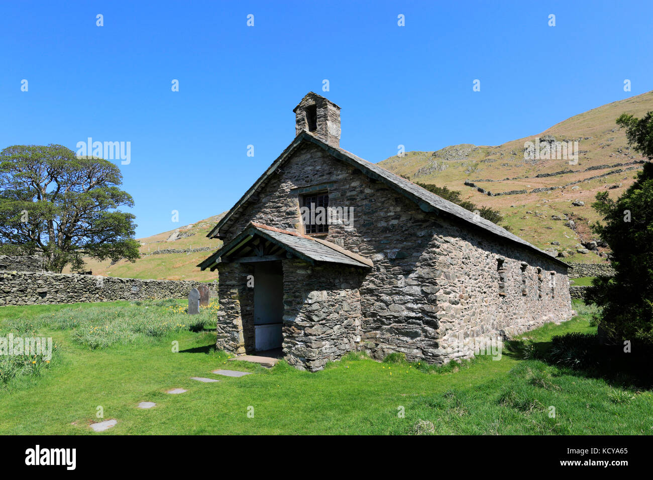 Martindale Old Church, Martindale valley, Lake District National Park, Cumbria, England, UK