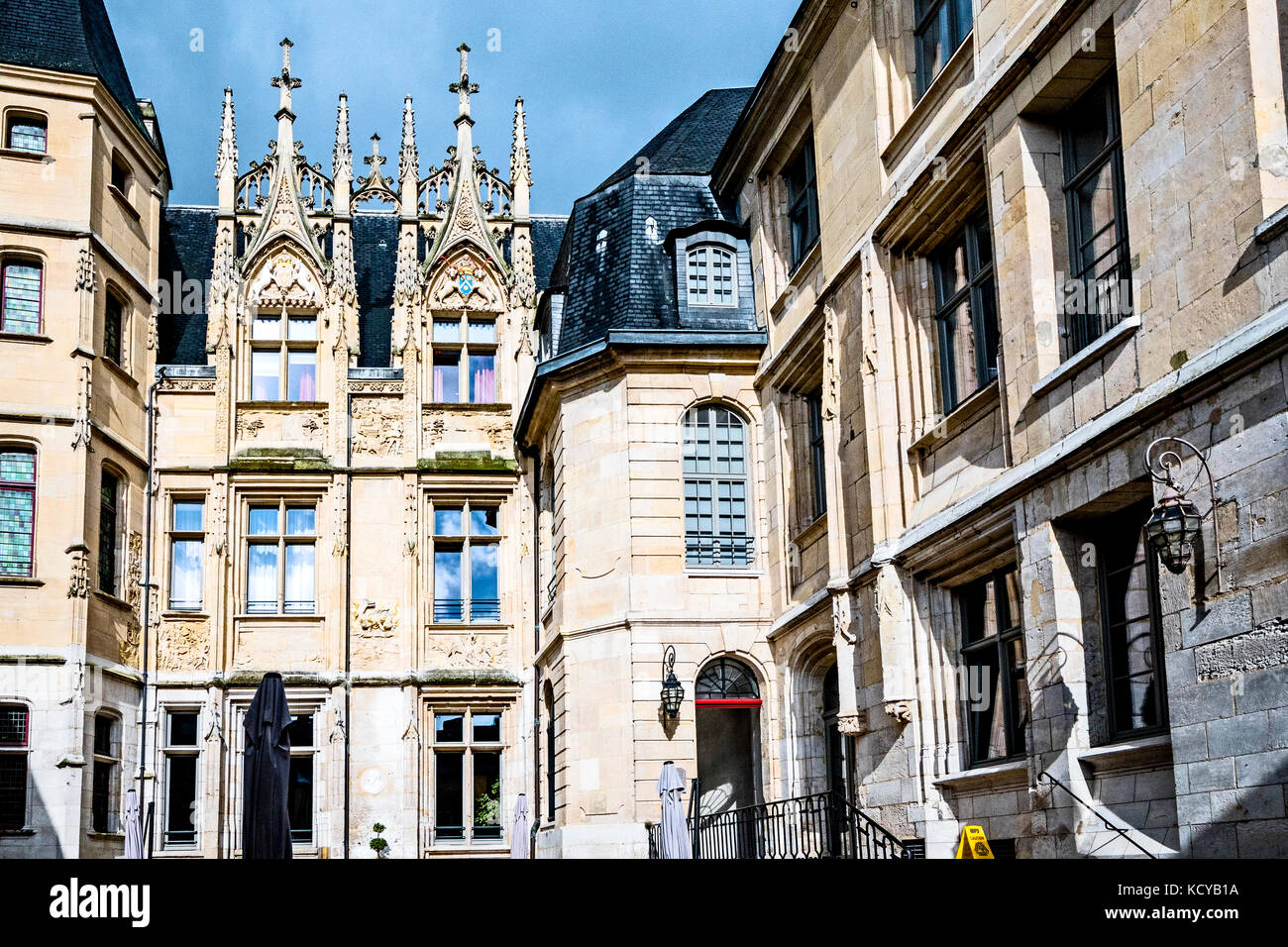 Rouen (France): Hotel de Bourgtheroulde, Normandy, France, Europe Stock Photo