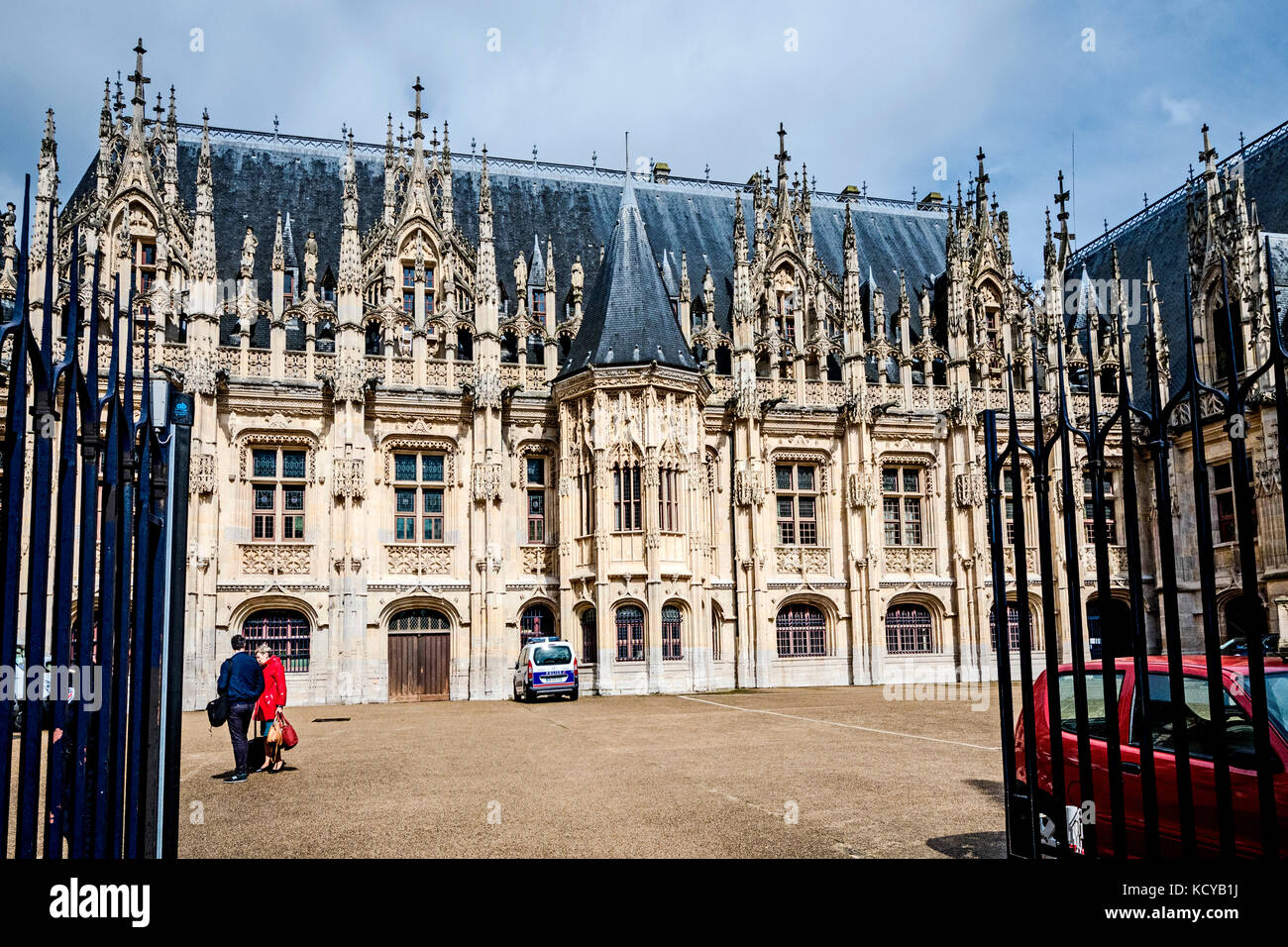 Rouen (Normandy, France): Palais de Justice; Rouen (Normandie, Frankreich) Justizpalast Stock Photo