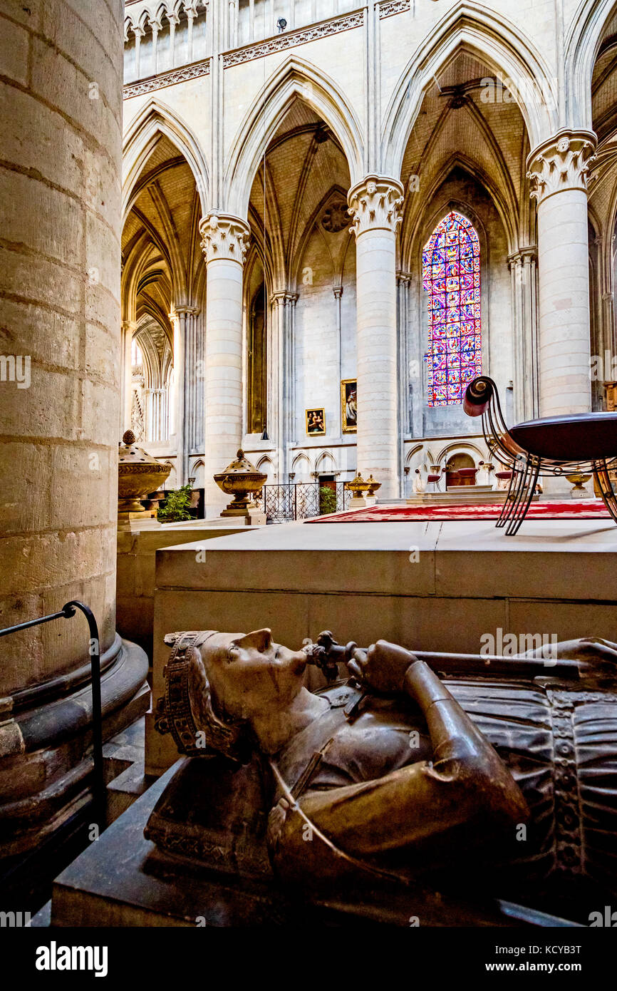 Rouen (France): Cathédrale primatiale Notre-Dame de l’Assomption de Rouen Stock Photo