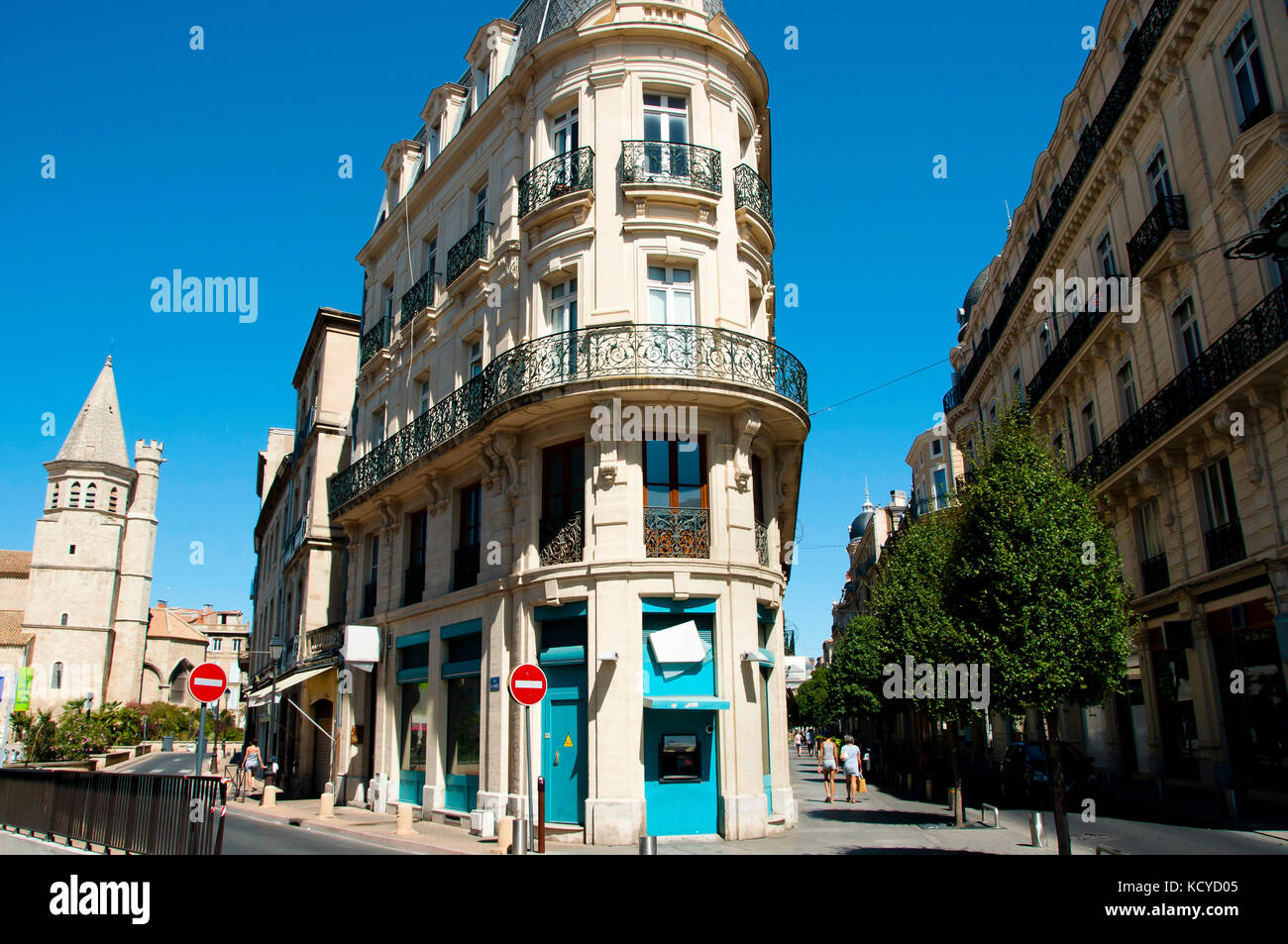 Street in Beziers France Stock Photo Alamy