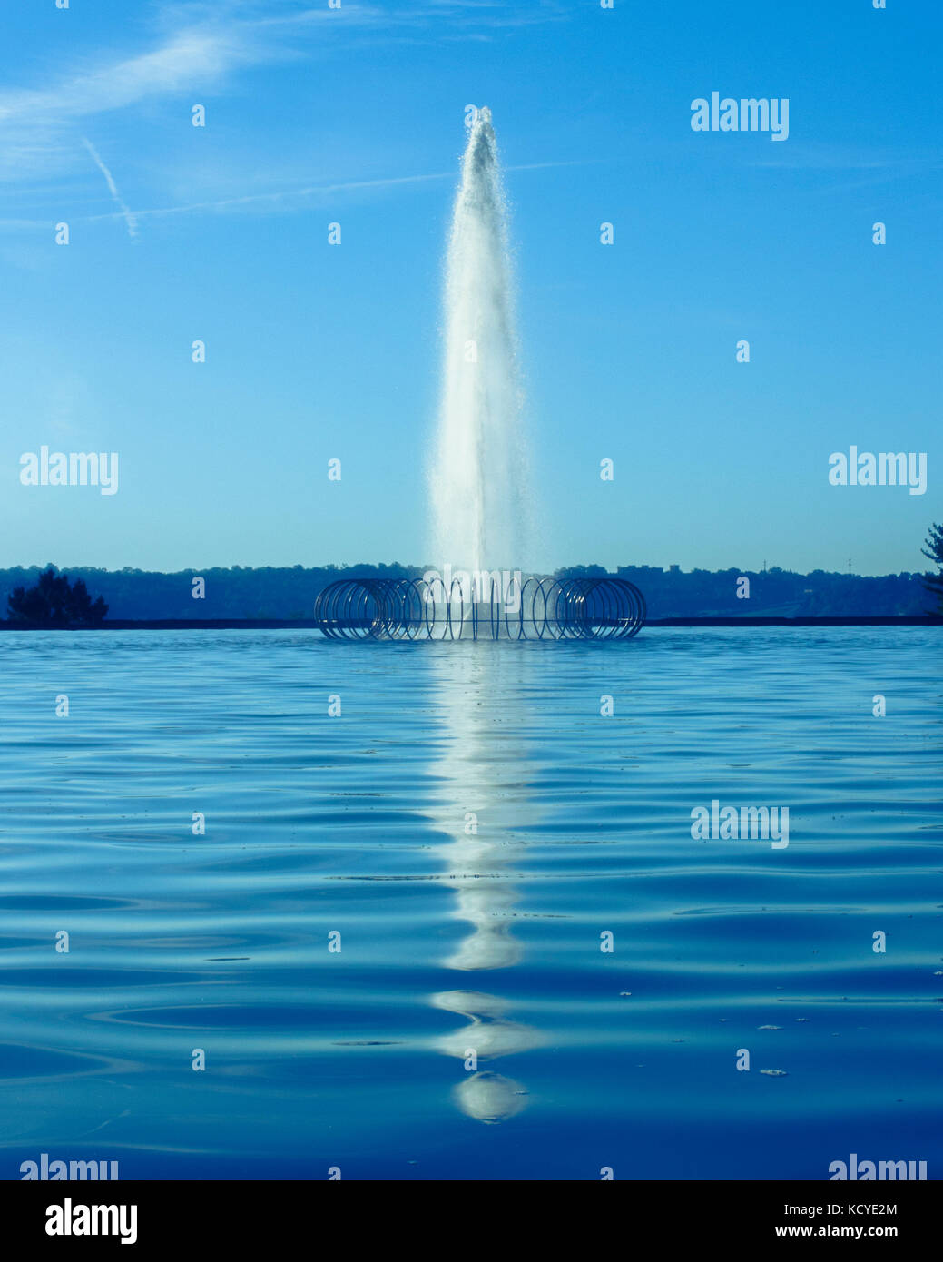 Mirror lake in Cincinnati, Ohio Stock Photo Alamy
