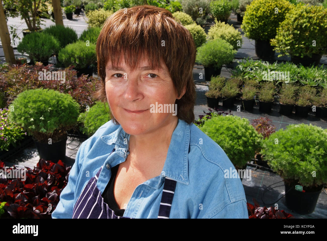 Jekka McVicar of Jekka's Herb Farm Stock Photo Alamy