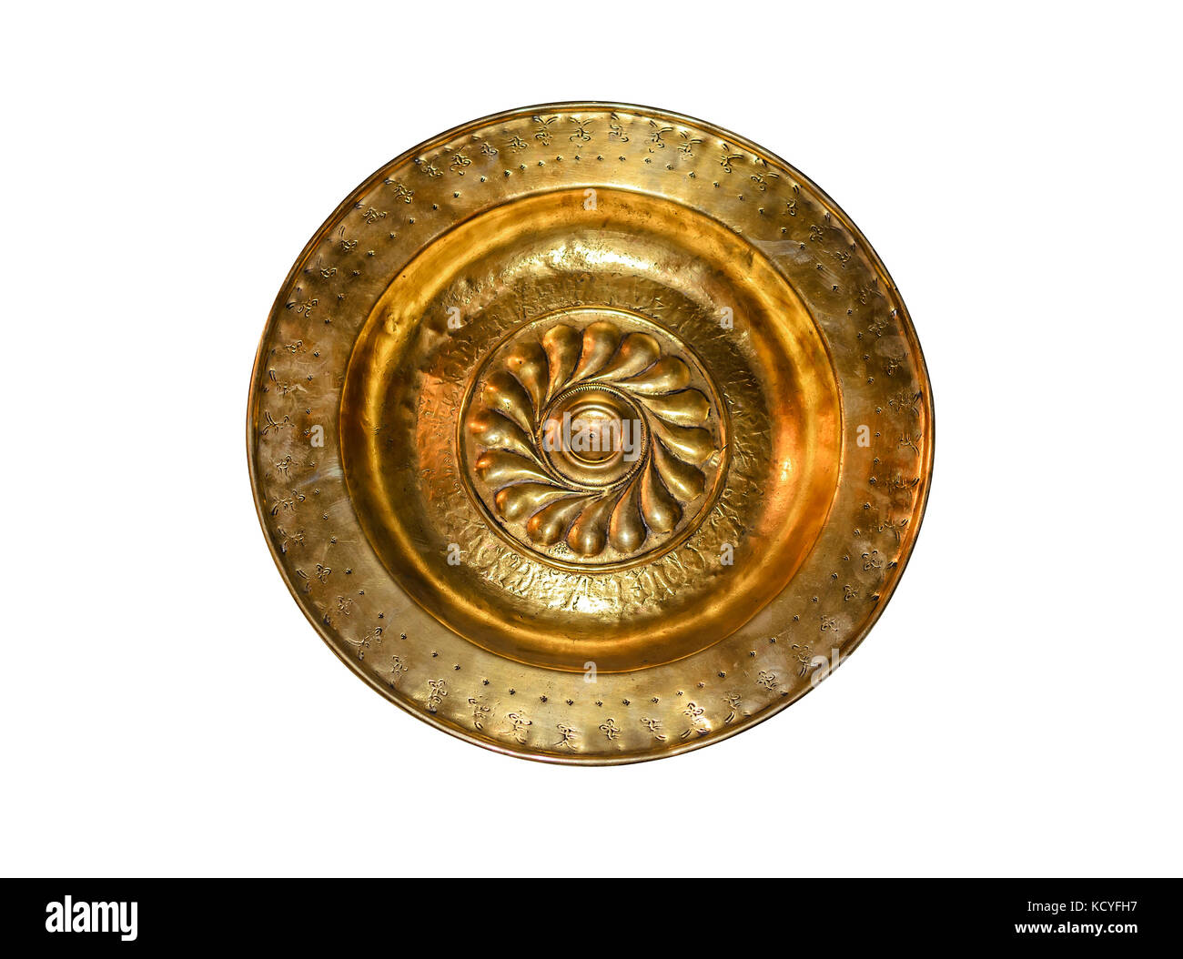 Antique Copper Plate Stock Photo Alamy