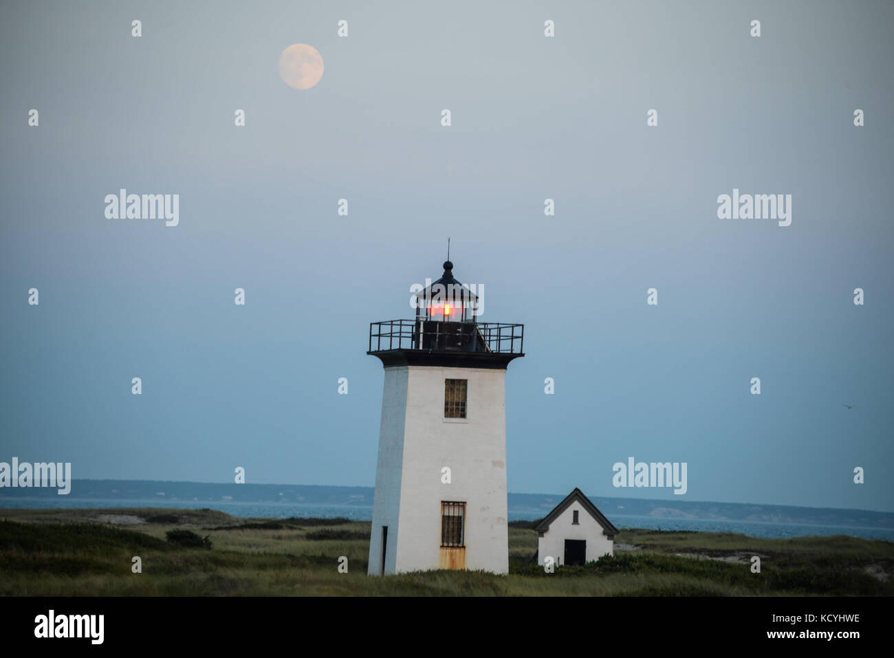 Herring Cove Lighthouse Stock Photo Alamy