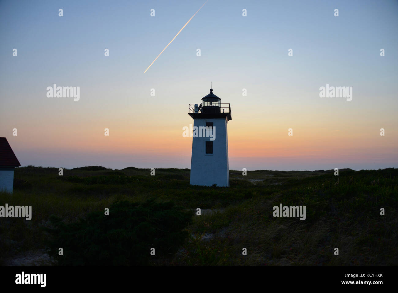 Herring Cove Lighthouse Stock Photo Alamy