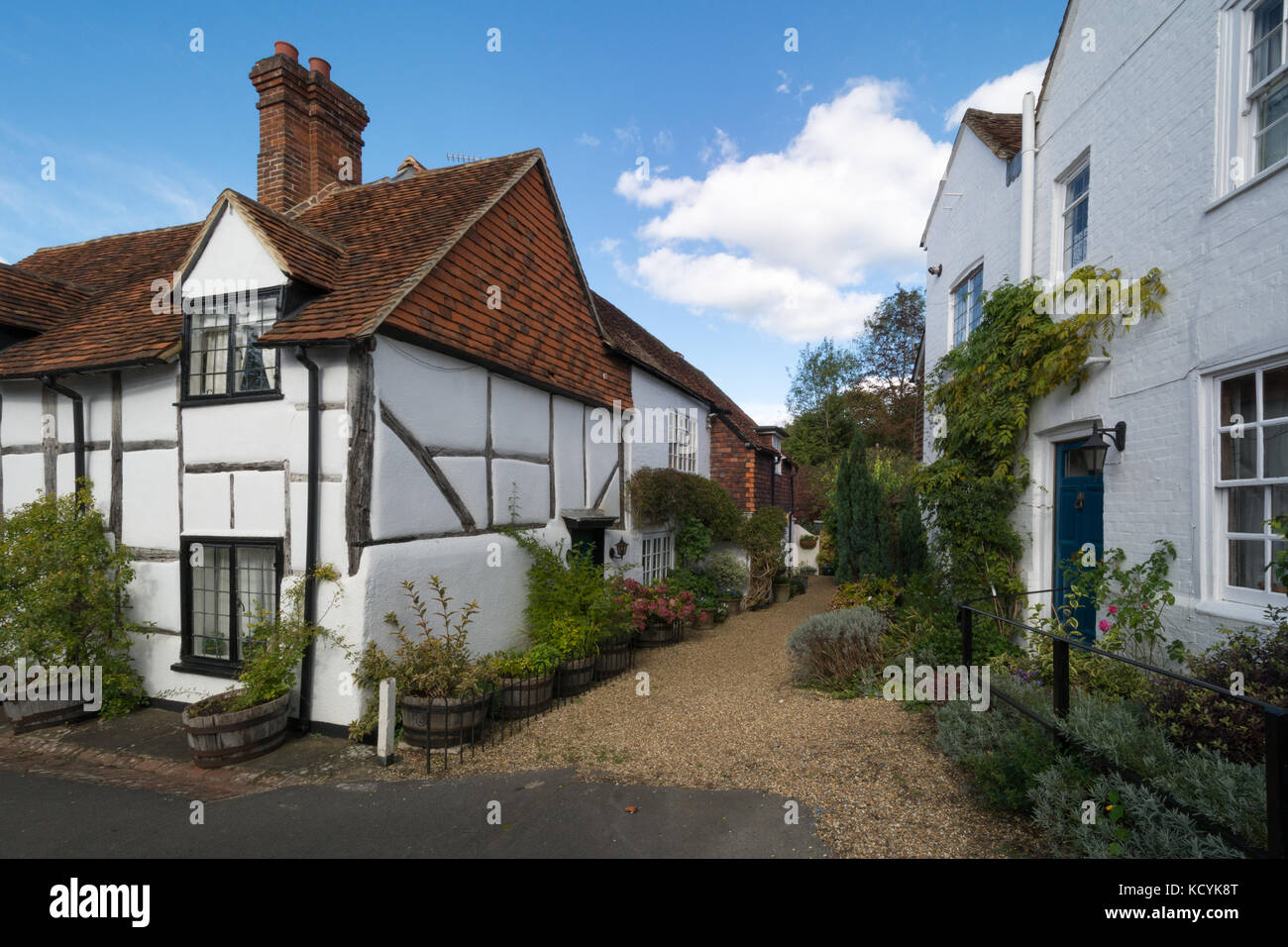 The pretty village of Shere in Surrey, UK Stock Photo Alamy