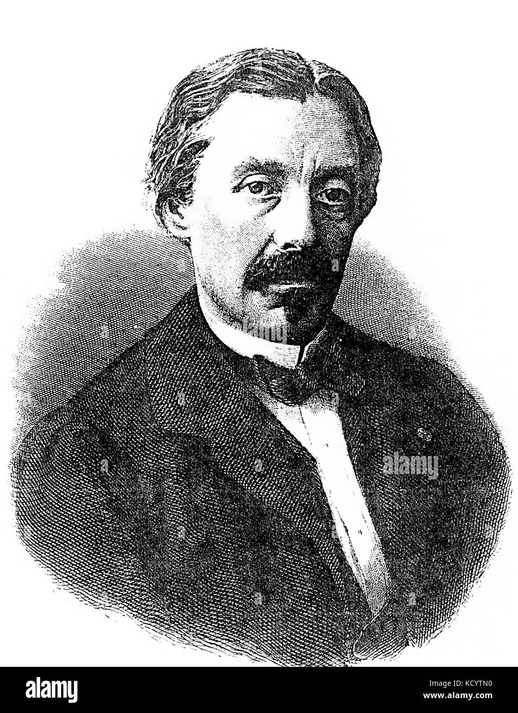 LEON FOUCAULT (1819-1868) French physicist Stock Photo