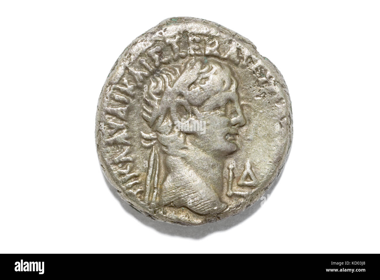 Coin of the Emperor Claudius Stock Photo