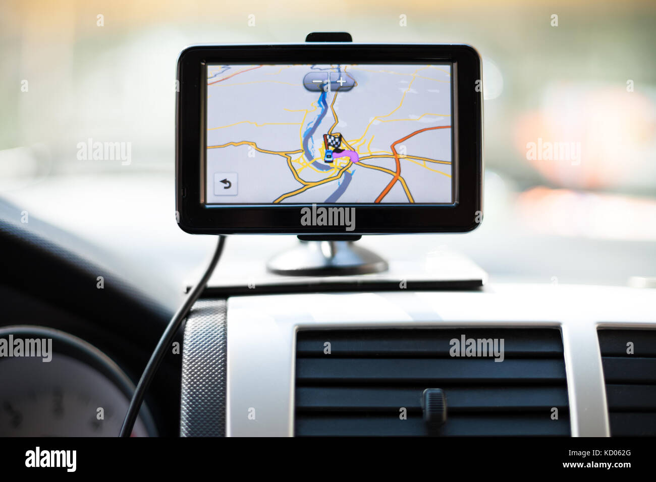 Car navigation system Stock Photo - Alamy