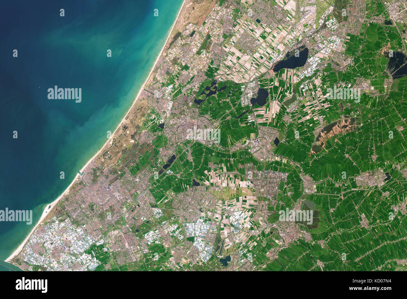 Netherlands satellite image hi-res stock photography and images - Alamy