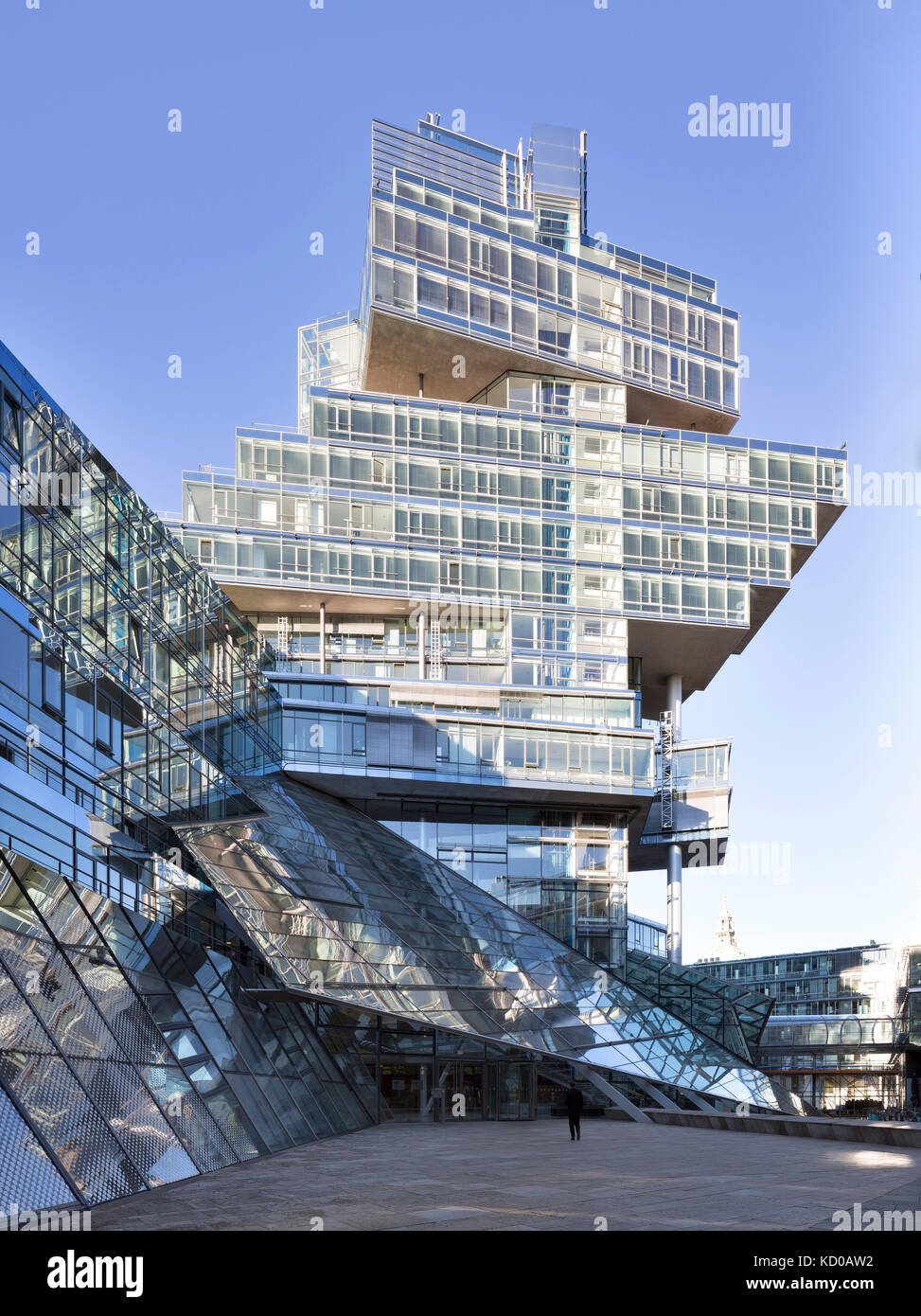 Norddeutsche Landesbank, NordLB, Headquarters, Deconstructivism, Architect Behnisch, Aegidientorplatz, Hanover, Lower Saxony Stock Photo