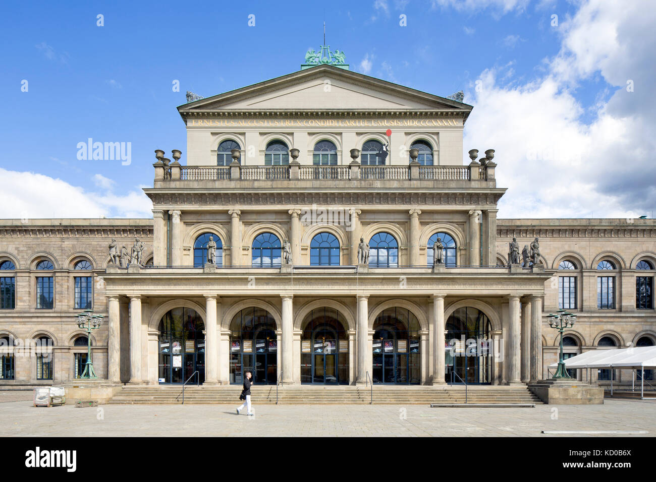 Opera House, Hanover, Lower Saxony Stock Photo