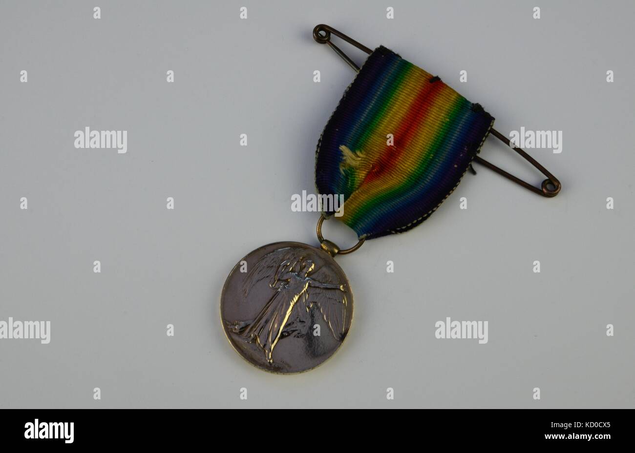 WW1 British Victory Medal Stock Photo