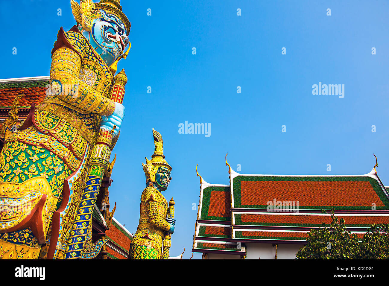 In the Royal Palace of the Great Palace Bangkok Thailand Stock Photo