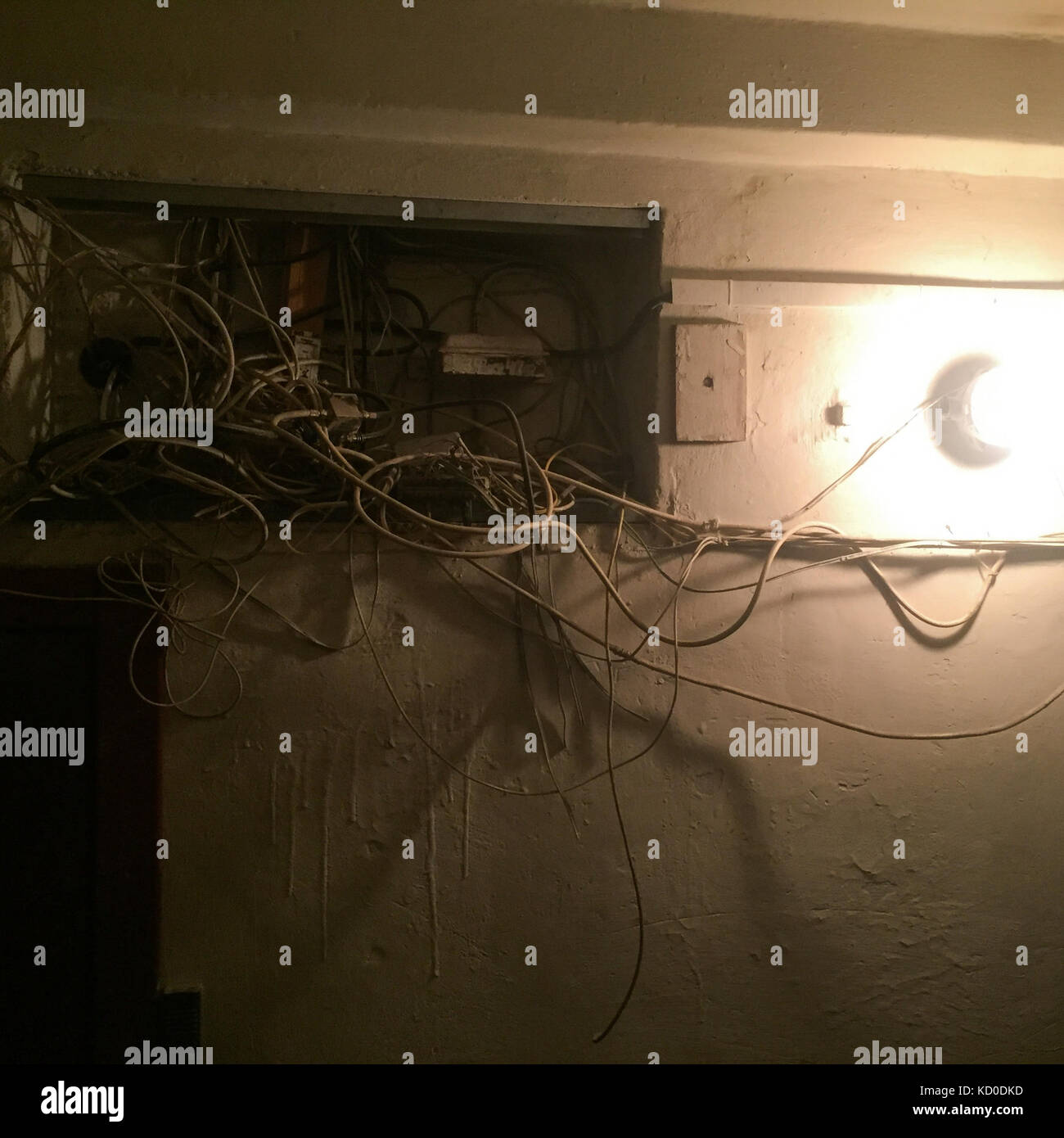 Tangle of wires Stock Photo Alamy