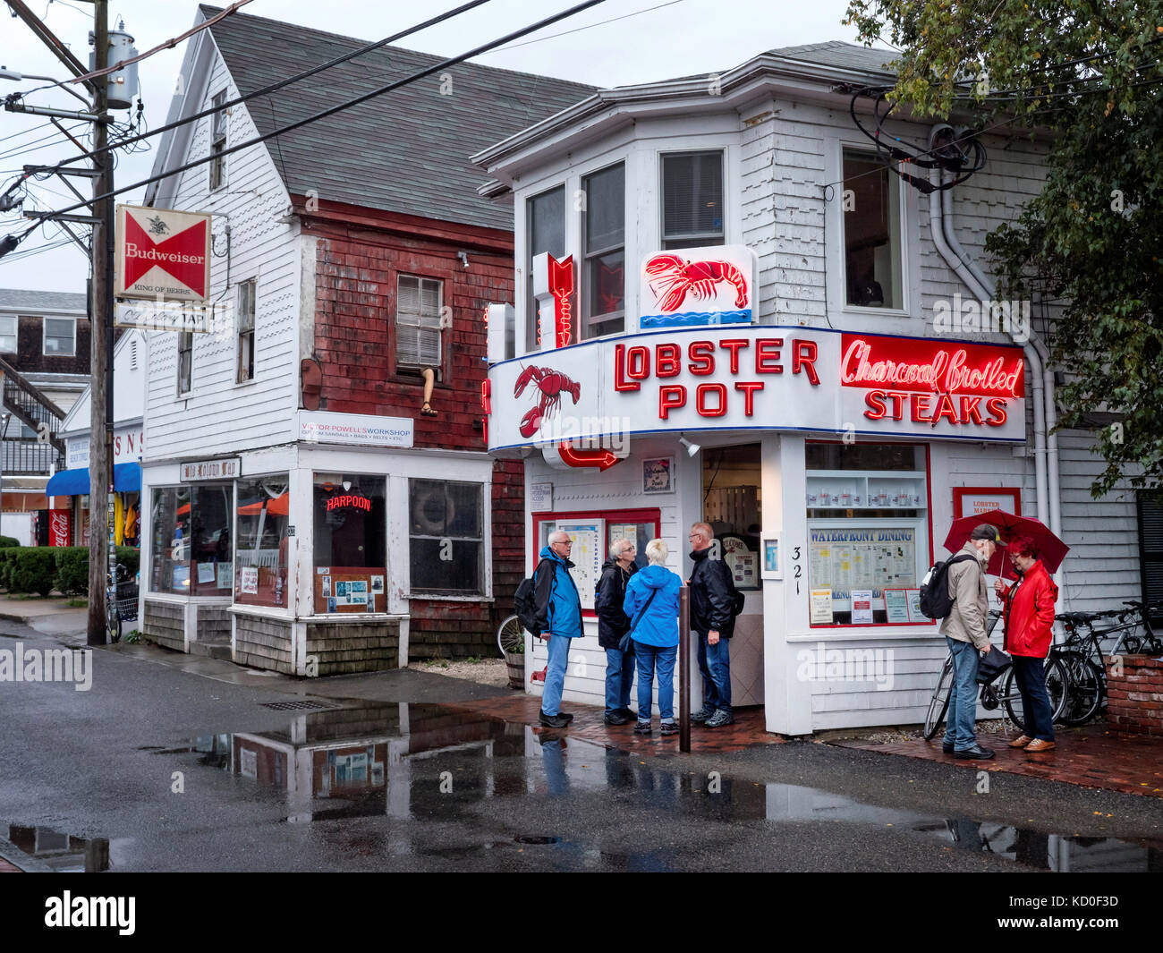 Lobster Pot Fish Restaurant in Provincetown MA USA Stock Photo