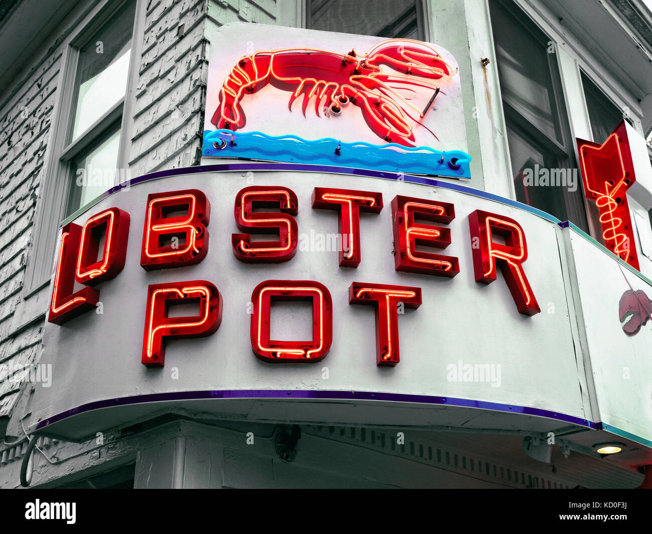 Lobster Pot Fish Restaurant in Provincetown MA USA Stock Photo