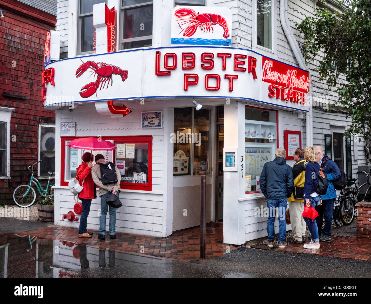 Lobster Pot Fish Restaurant in Provincetown MA USA Stock Photo