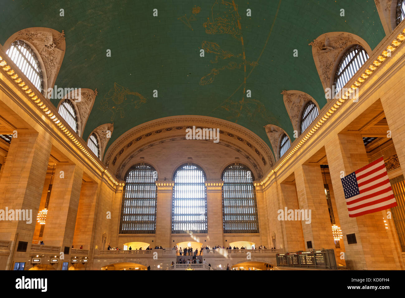 NEW YORK CITY, USA, September 10, 2017 : Grand Central Terminal (also referred to simply as Grand Central or incorrectly as Grand Central Station) is  Stock Photo